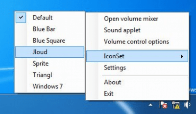 Screenshot of the application SimpleSndVol - #2