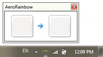 Screenshot of the application AeroRainbow - #2
