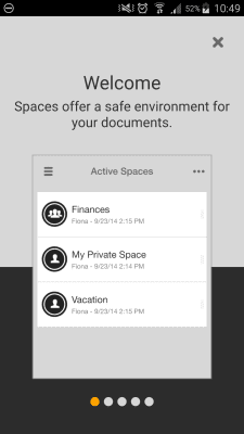 Screenshot of the application TeamDrive 5 - #2