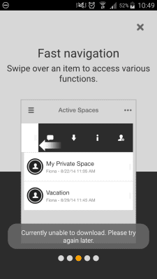Screenshot of the application TeamDrive 5 - #4