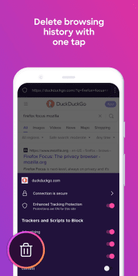 Screenshot of the application Firefox Focus - #2