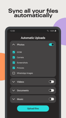 Screenshot of the application Degoo: 20 GB Cloud Storage - #3