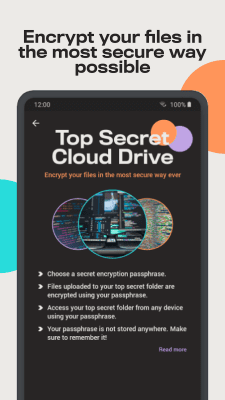 Screenshot of the application Degoo: 20 GB Cloud Storage - #4