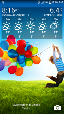 Screenshot of the application Weather Station - #3