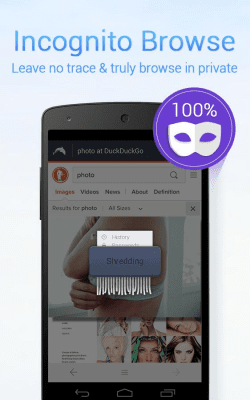Screenshot of the application Dolphin Zero Incognito Browser - #2