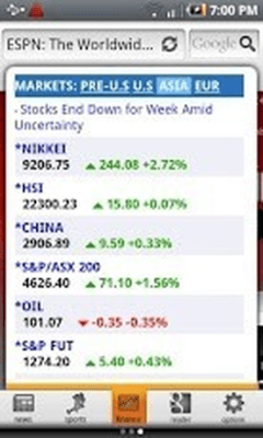 Screenshot of the application Skyfire - #2