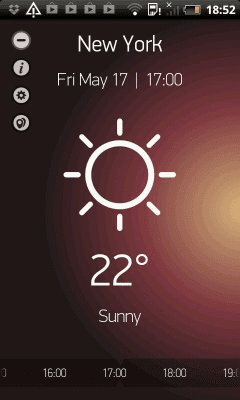 Screenshot of the application Weather Forecast for 15 days - #5