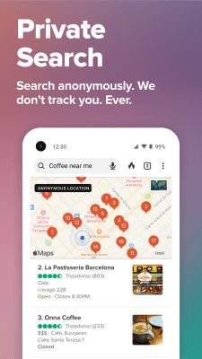 Screenshot of the application DuckDuckGo Privacy Browser - #2