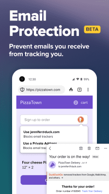 Screenshot of the application DuckDuckGo Privacy Browser - #4
