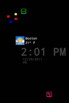 Screenshot of the application NoLED Weather - #2