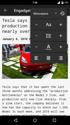Screenshot of the application NewsCracker - #2