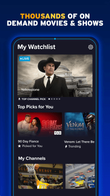 Screenshot of the application Sling TV - #4
