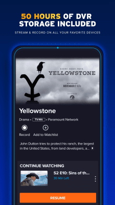 Screenshot of the application Sling TV - #5