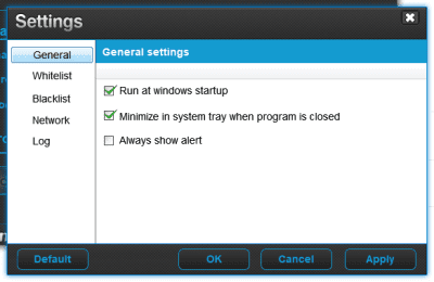 Screenshot of the application Anvi AD Blocker - #2