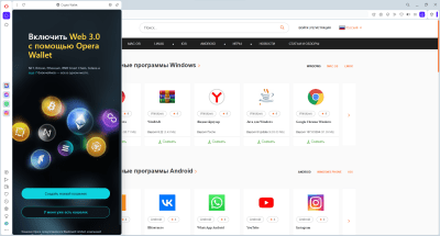 Screenshot of the application Opera for Windows - #7