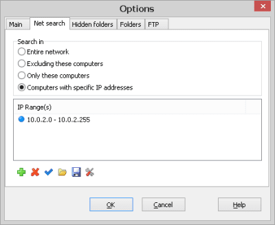 Screenshot of the application LAN Search Pro Portable - #2