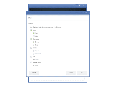 Screenshot of the application SecurityCam - #2
