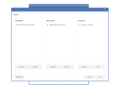 Screenshot of the application SecurityCam - #5