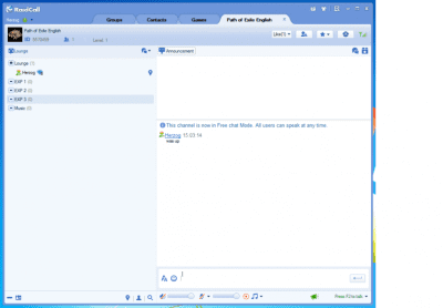 Screenshot of the application RaidCall - #2