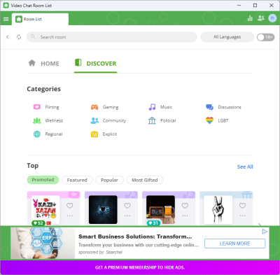 Screenshot of the application Camfrog Video Chat - #2