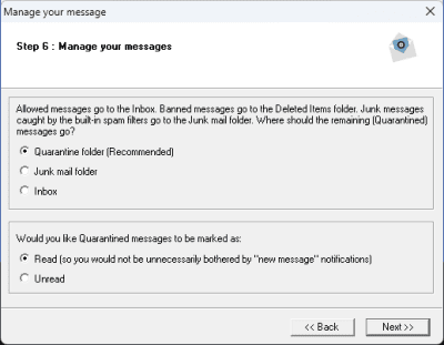 Screenshot of the application Eliminate Spam Pro - #2