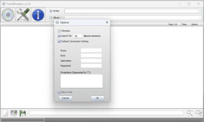 Screenshot of the application FreeDBGrabber - #2