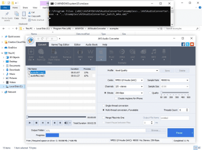 Screenshot of the application AVS Audio Converter - #4