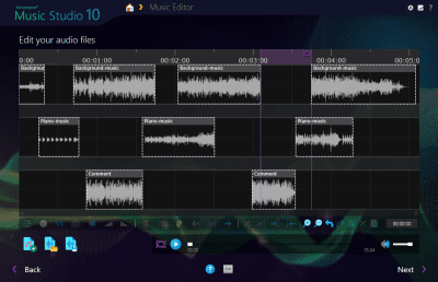 Screenshot of the application Ashampoo Music Studio - #6