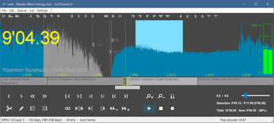 Screenshot of the application mp3DirectCut - #5