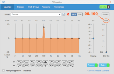 Screenshot of the application PC Equalizer - #3