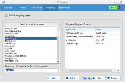Screenshot of the application PC Equalizer - #6