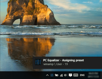 Screenshot of the application PC Equalizer - #8