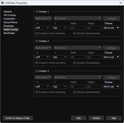 Screenshot of the application D3DGear - #6