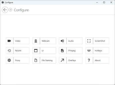 Screenshot of the application Captura - #2