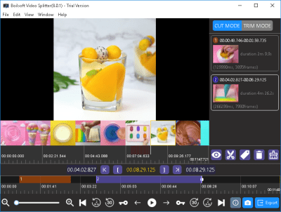 Screenshot of the application Video Splitter - #3