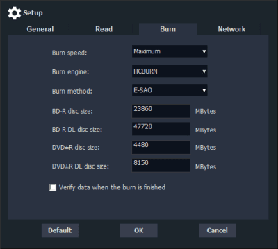 Screenshot of the application Blue-Cloner - #3