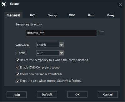 Screenshot of the application DVD-Cloner - #2