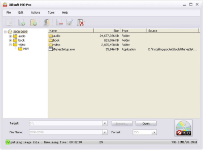 Screenshot of the application Xilisoft ISO Pro - #4