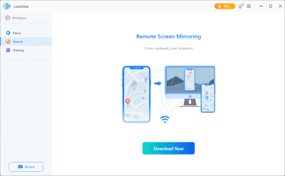 Screenshot of the application LetsView for Windows - #2