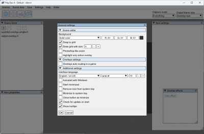 Screenshot of the application PlayClaw - #2