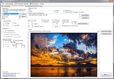 Screenshot of the application TSR Watermark Image Free - #4