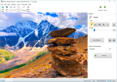 Screenshot of the application Photo Stamp Remover - #2