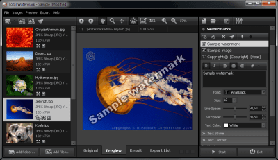 Screenshot of the application Total Watermark - #2