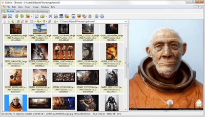 Screenshot of the application XnView - #2