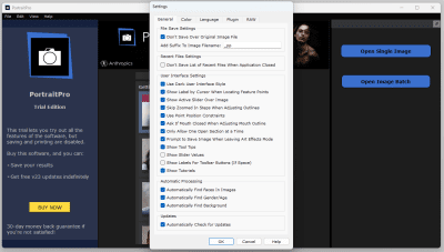 Screenshot of the application PortraitPro - #2