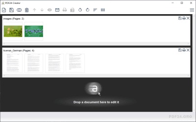 Screenshot of the application PDF24 Creator - #2