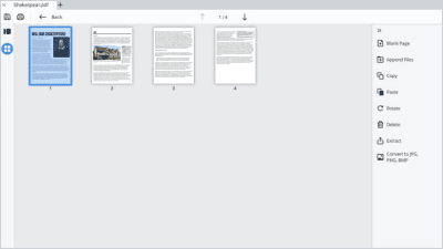 Screenshot of the application Movavi PDFChef - #3