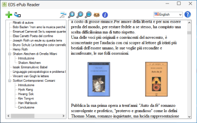 Screenshot of the application EDS ePub Reader - #2