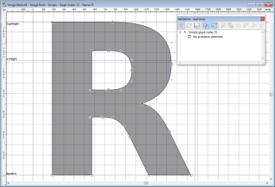Screenshot of the application FontCreator - #3