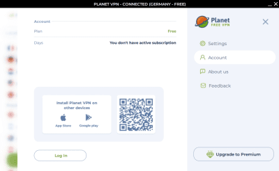 Screenshot of the application Planet VPN - Free VPN Proxy - #4